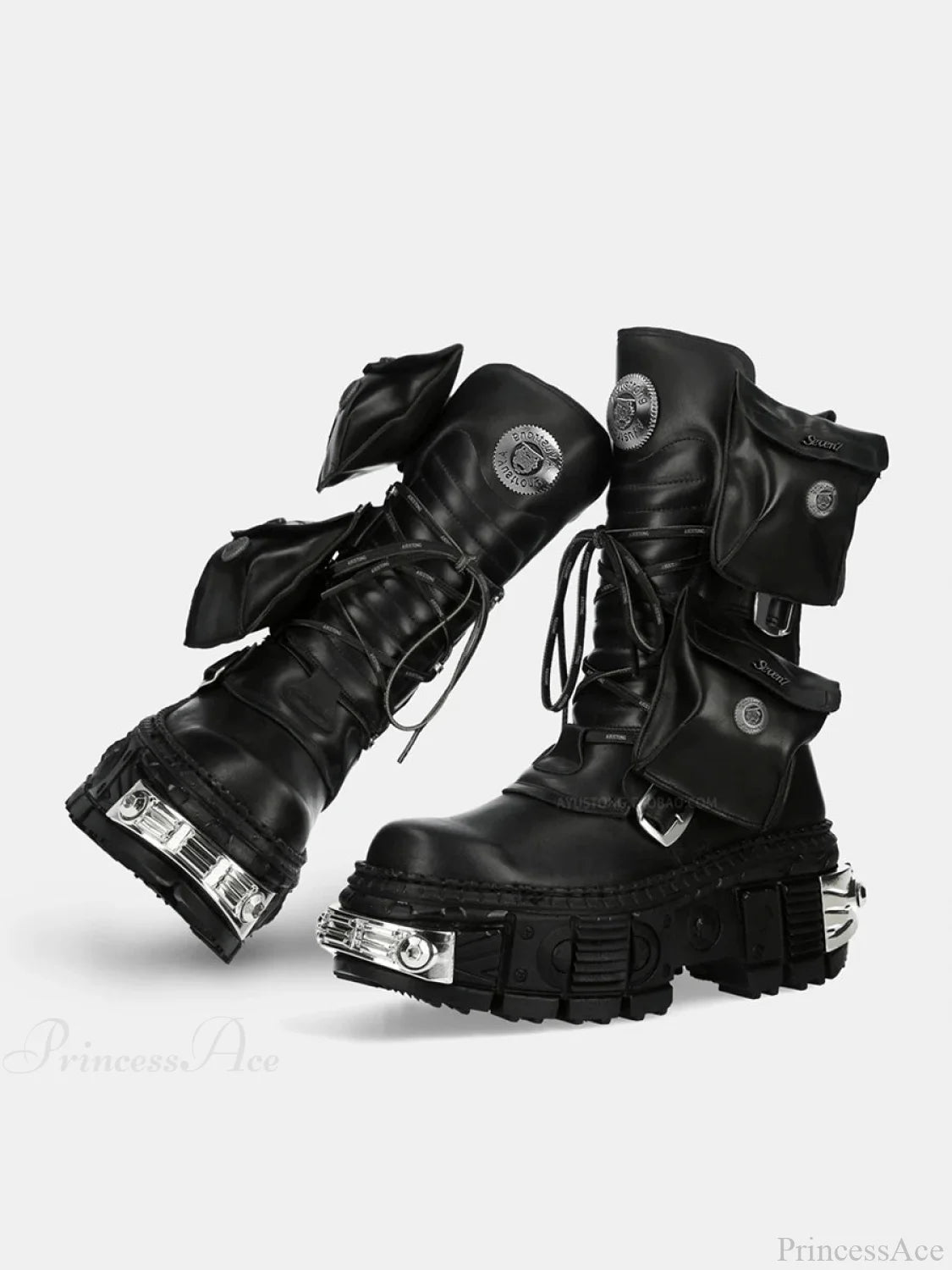 Fresh Punk Platform Gothic Lace Up Boot