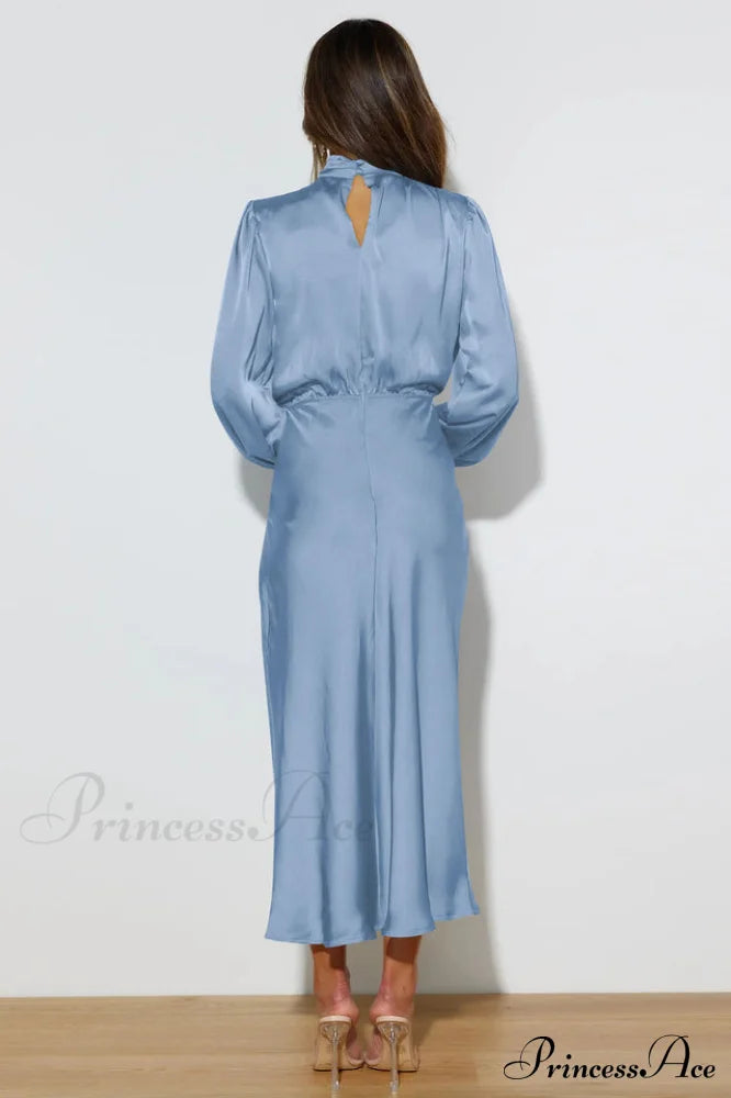 From The Source Charming High Neck Bridal Dress