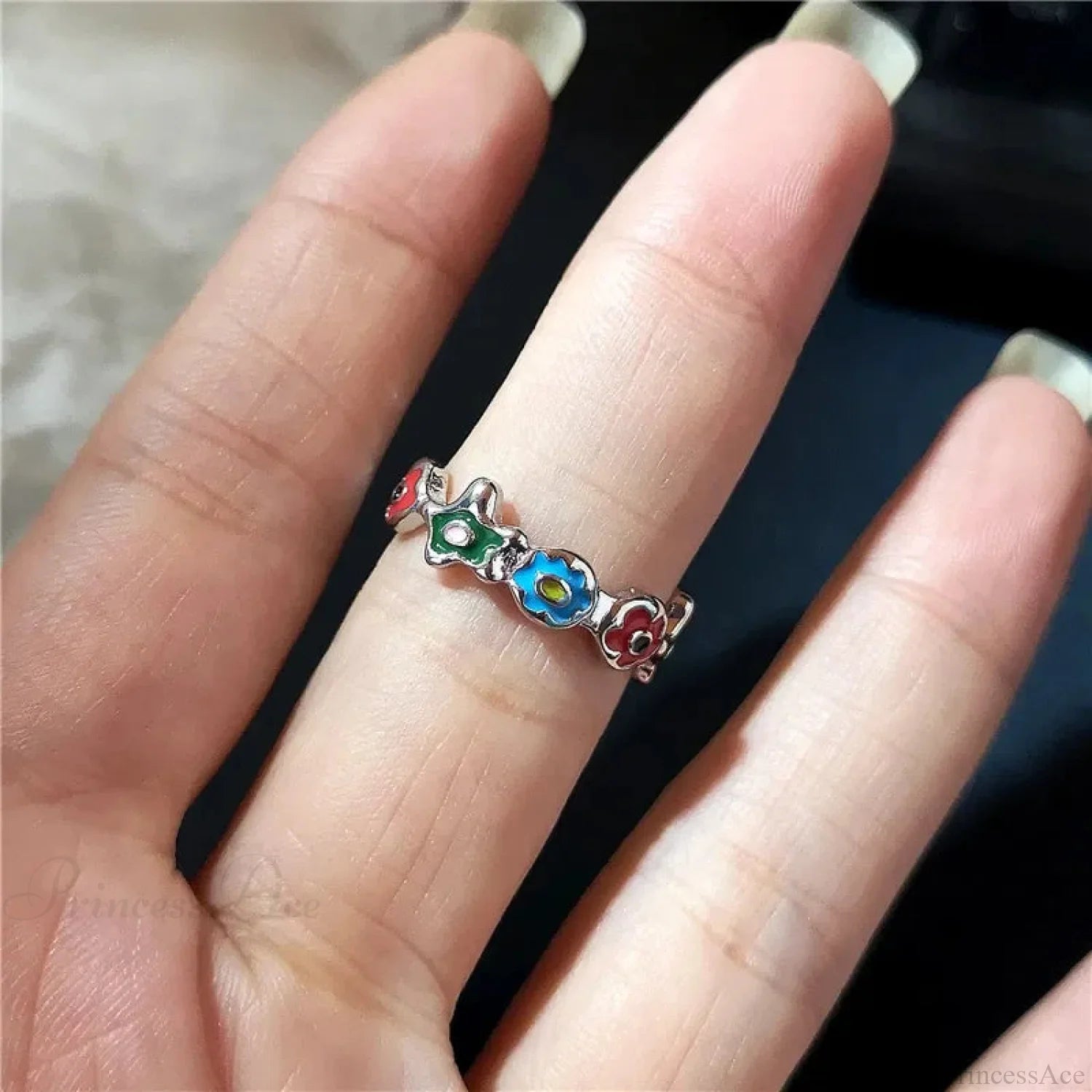 Futuristic Backbone Medieval Talon Ring color2