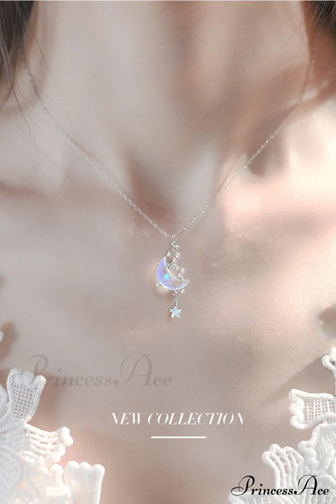 Galaxy Moonlight Necklace Jewelry