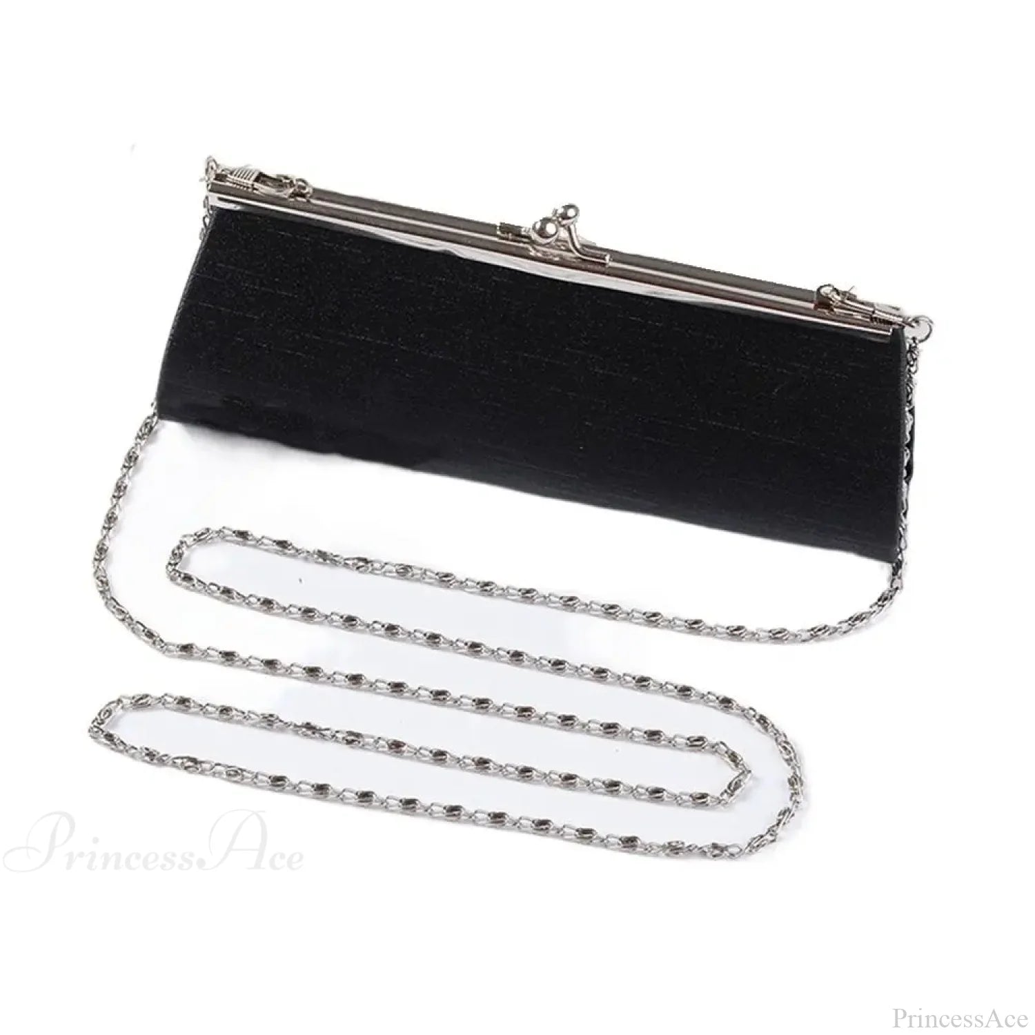 Glitter Evening Banquet Wedding Clutch Bag Black clutchbag-250126