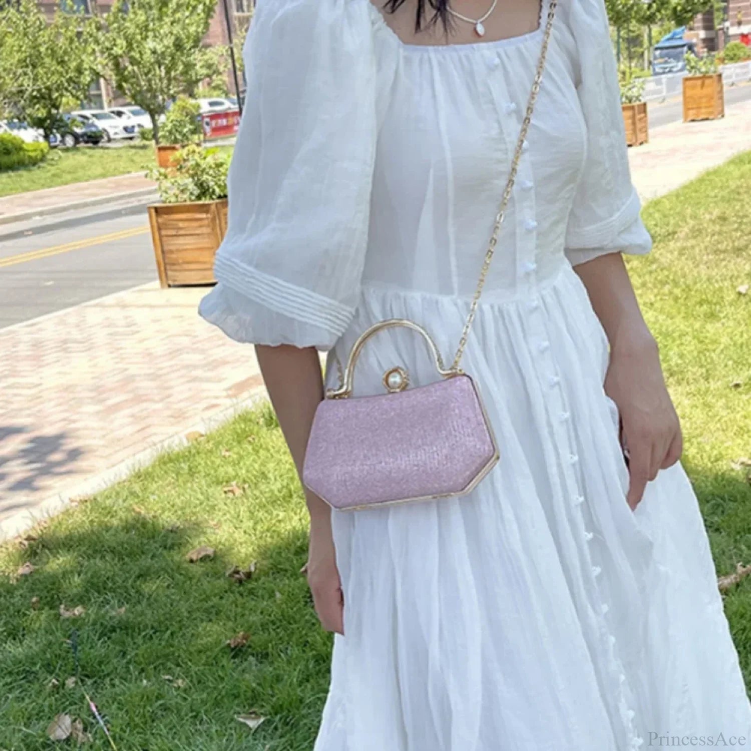 Glitter Evening Banquet Wrist Bag Rhinestone Clutch Bag clutchbag-250126