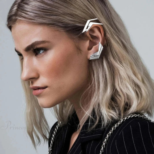 Gloomy Gothic Skull Death Moth Dangle Earring