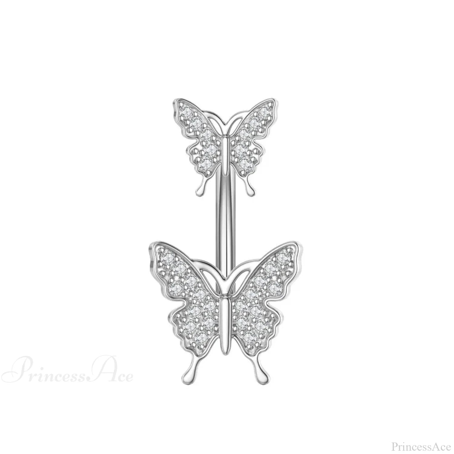 Gothic Heart Dangle Butterfly Belly Ring Style7
