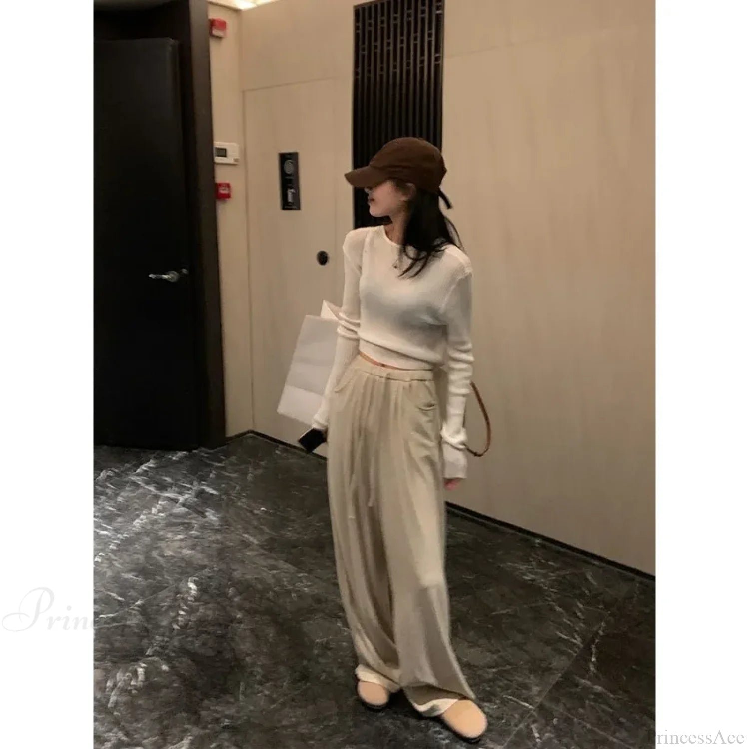 Grey Oversized Baggy Pants