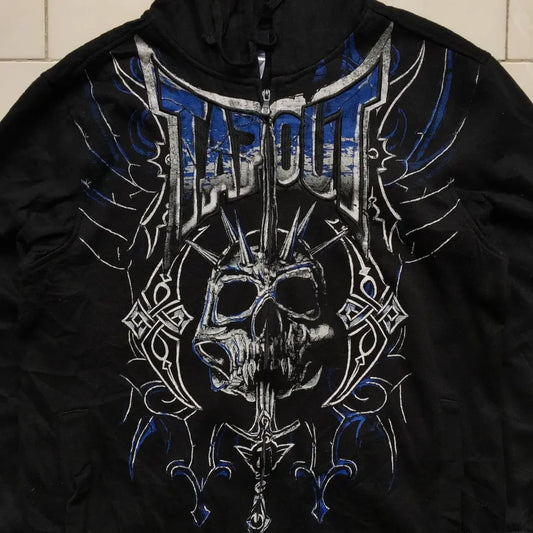 Grunge Zip Up Sweatshirt