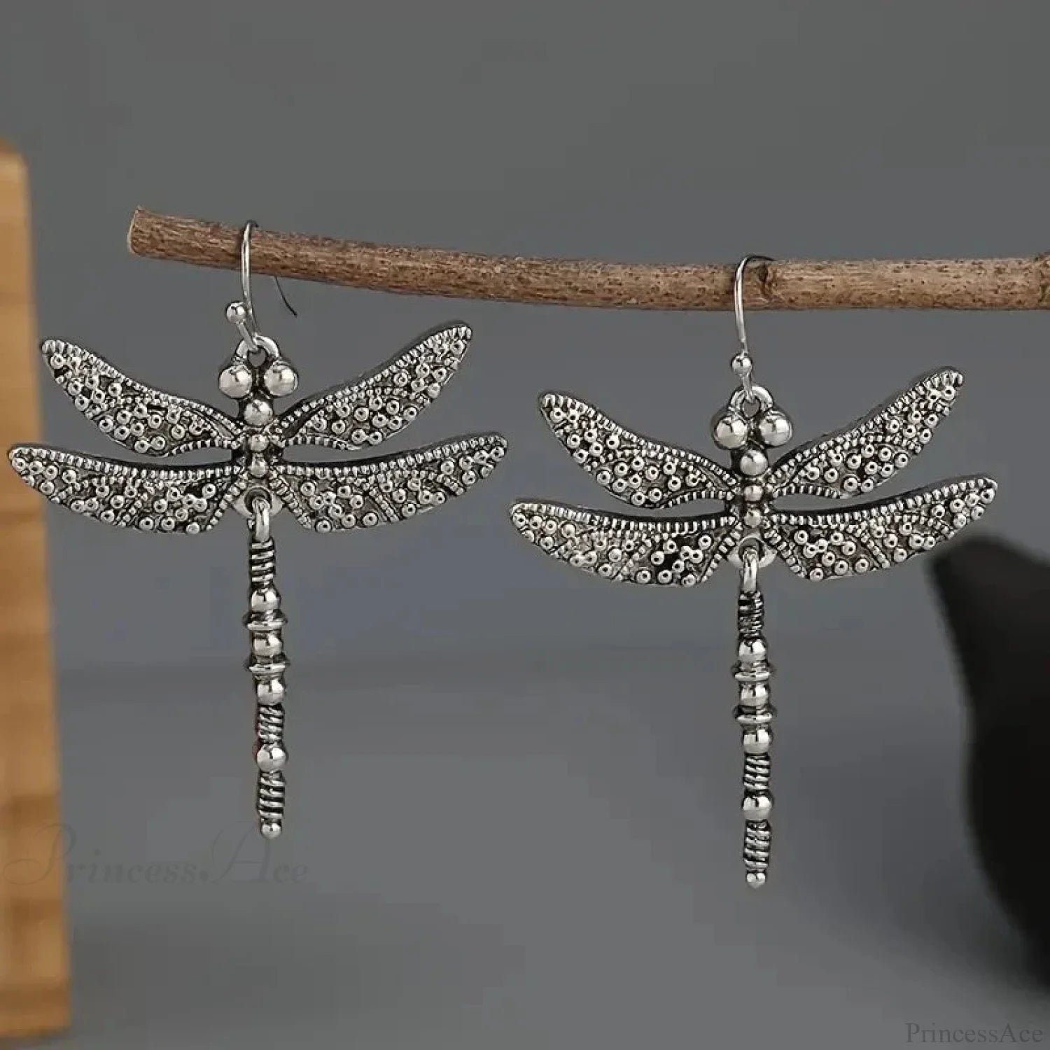 Halloween Dark Spider Amulet Stud Earring