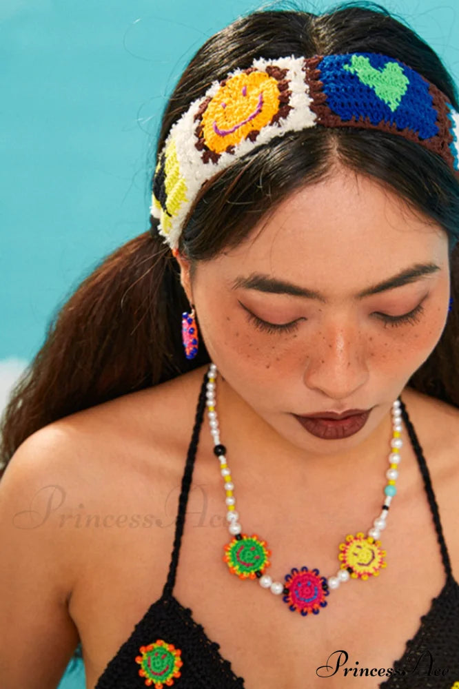 Handmade Smile Stylish Pattern Knit Headband