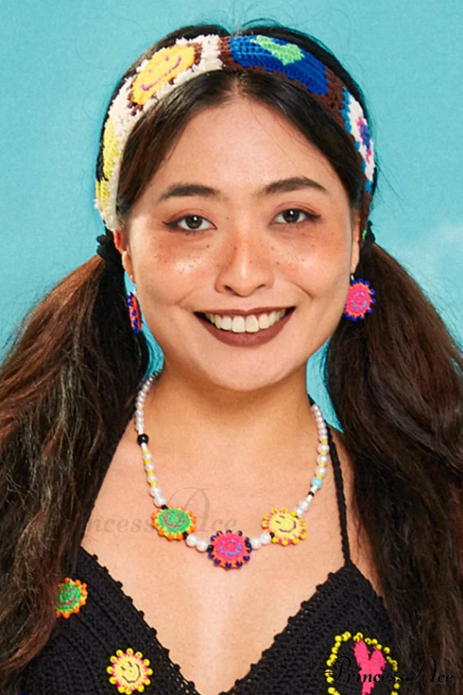 Handmade Smile Stylish Pattern Knit Headband