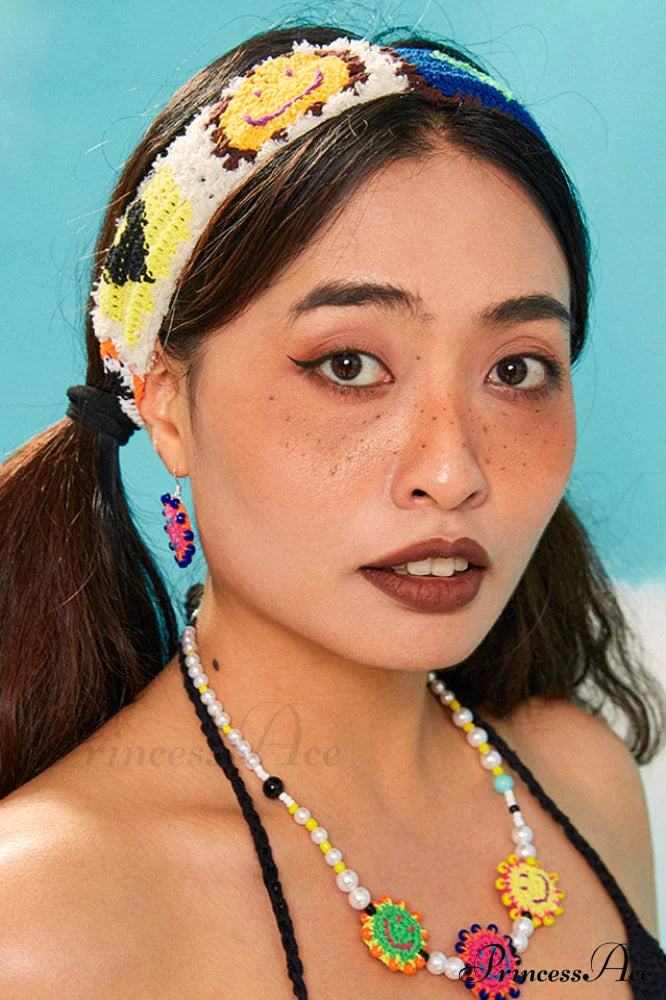 Handmade Smile Stylish Pattern Knit Headband