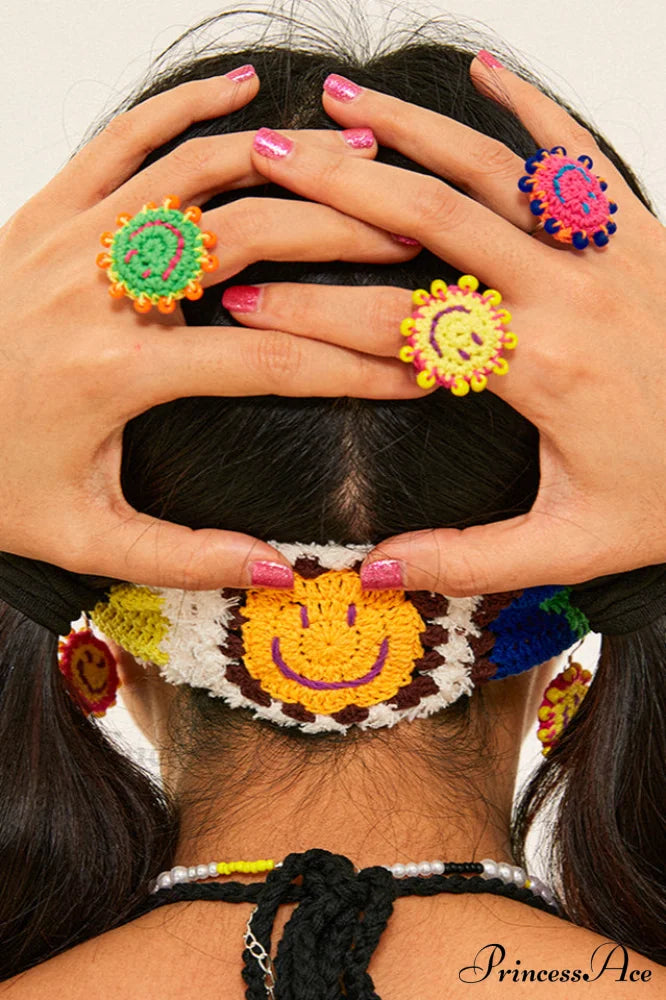 Handmade Smile Stylish Pattern Knit Headband