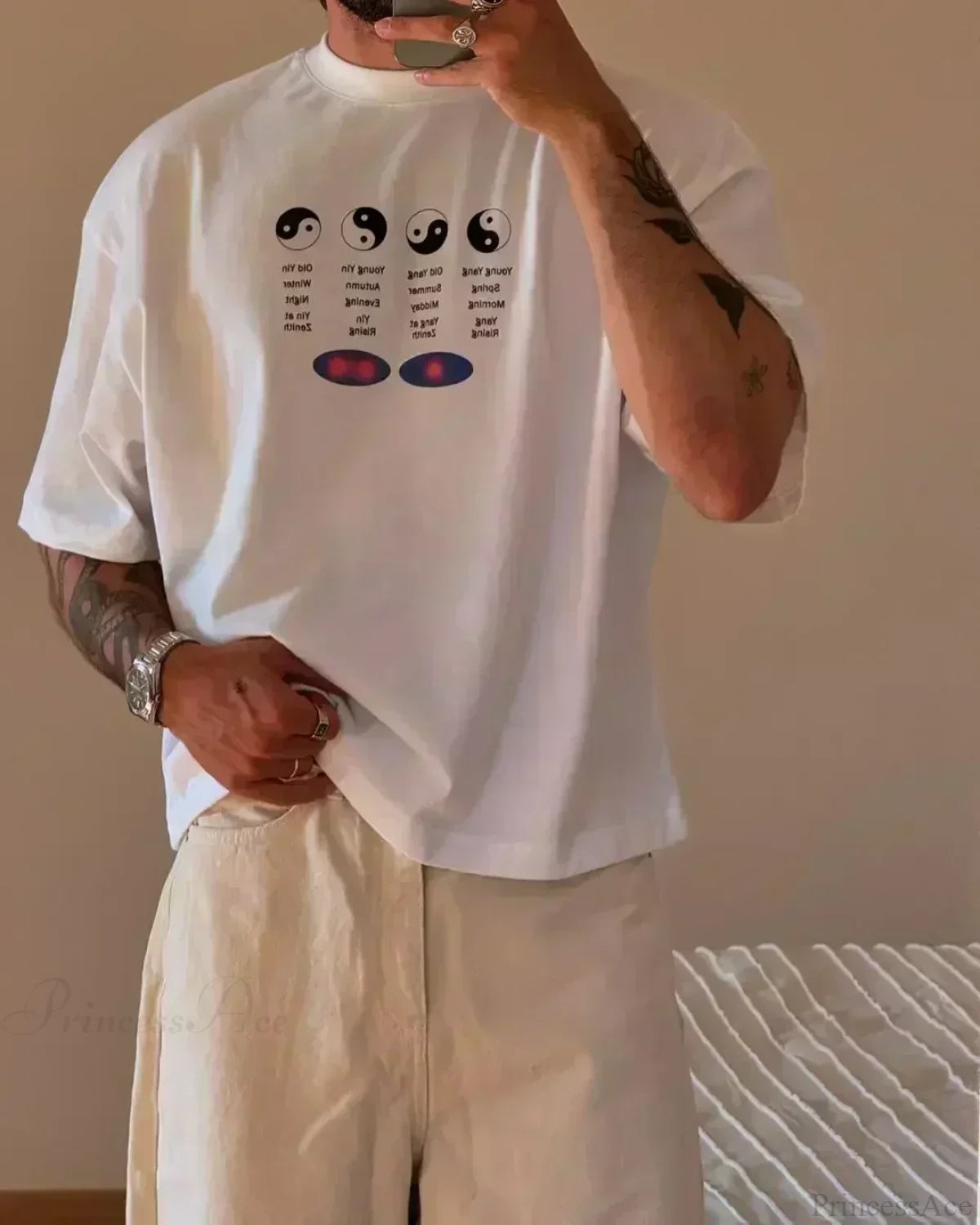 Harajuku Casual Summer Food T-shirt white4 / S t-shirt-250223