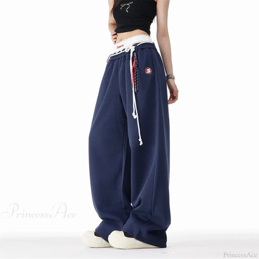 Harajuku Loose Wide-Leg High-Waisted Dance Pant pant-250223