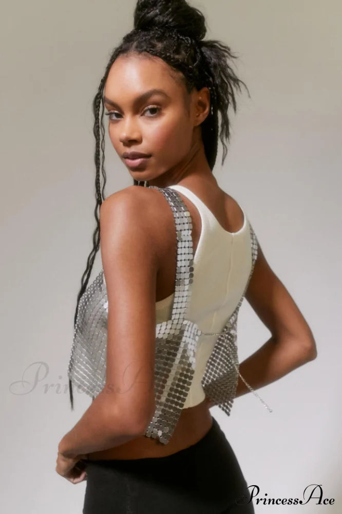 Harlow Metal Stylish Cropped Top