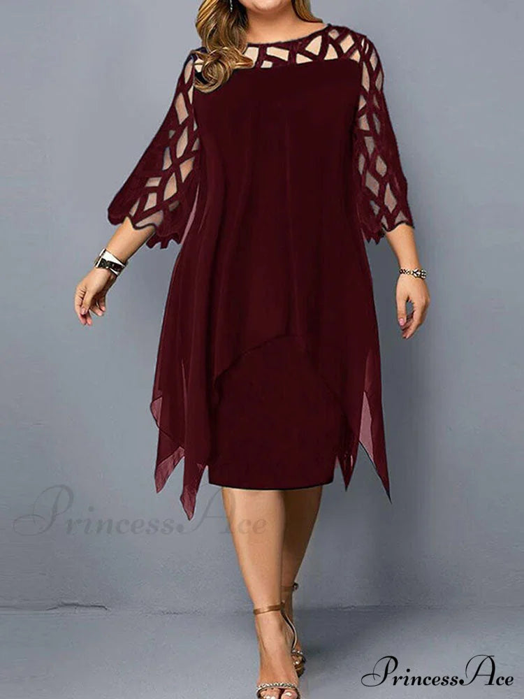 Heart-Shaped Charming Pendant Earrings Red / L Dresses