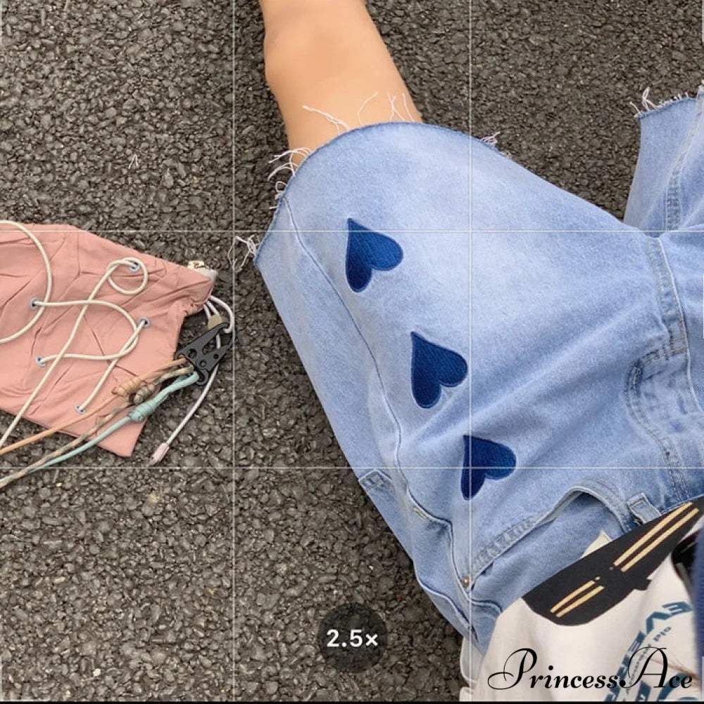 High Baggy Mom Wide Trousers Vintage Jeans Warm-Season Leg Waist Denim Women’s Straight Pants