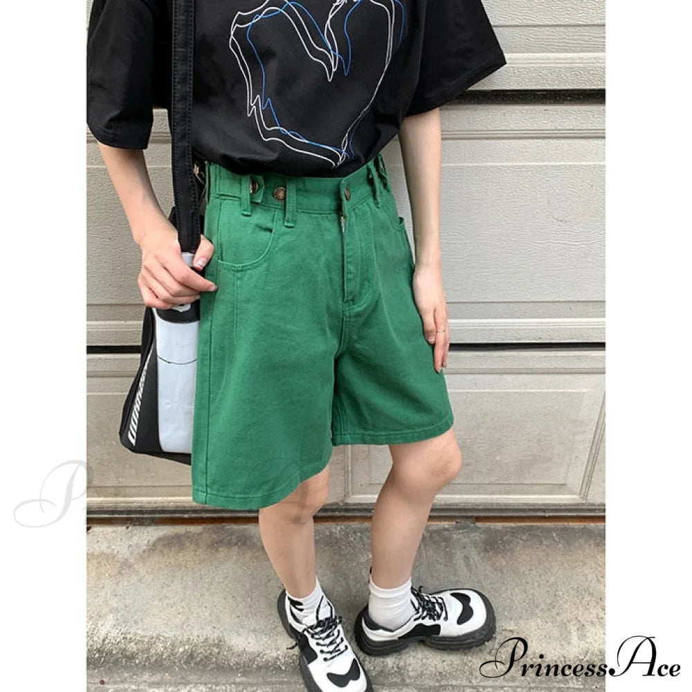 High Baggy Mom Wide Trousers Vintage Jeans Warm-Season Leg Waist Denim Women’s Straight Pants