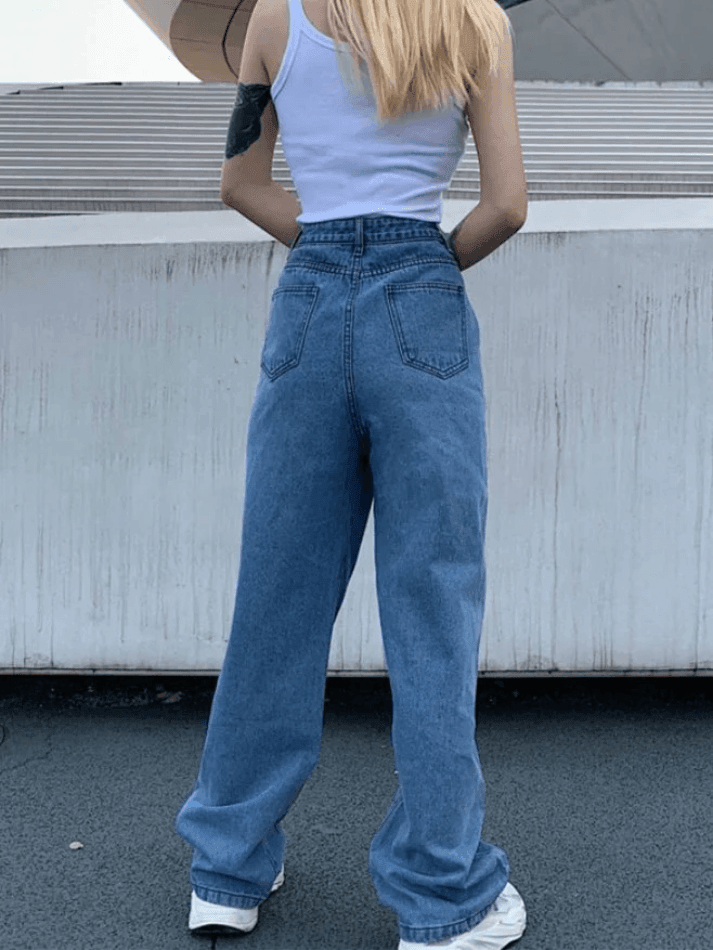 High Waist Breathable Trendy Perspiration Printed Leggings Jeans