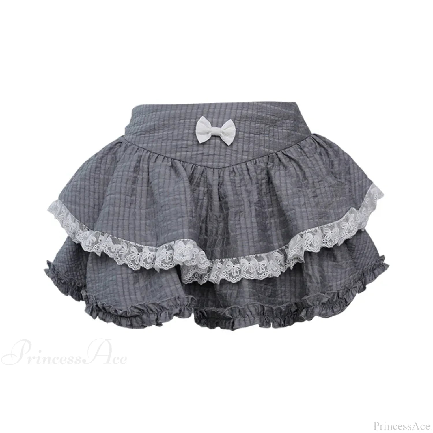 High Waist Cake Lace Vintage Skirt