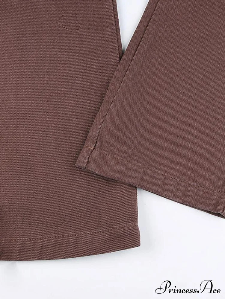 High Waist Graceful Irregular Denim Skort Jeans