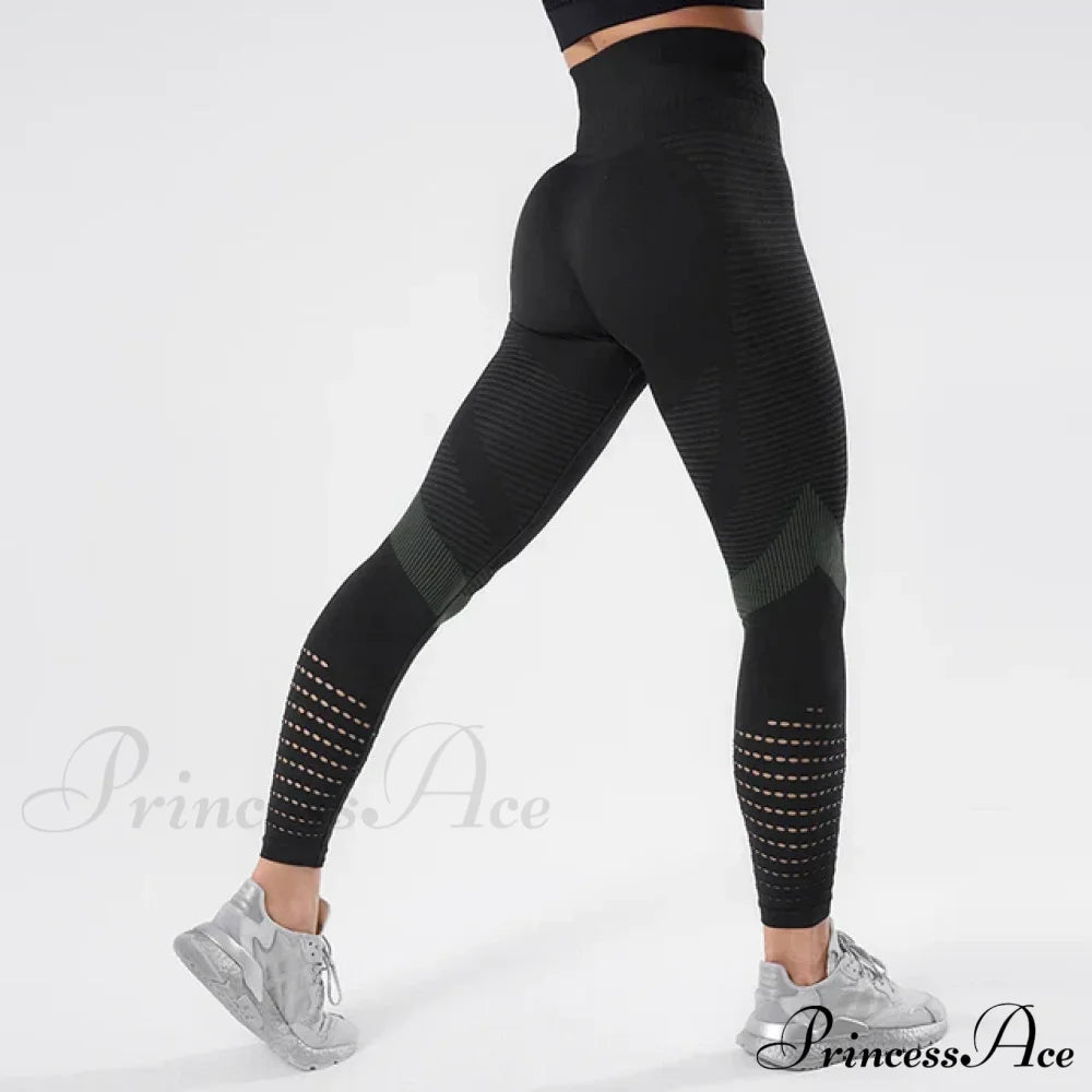 High Waist Sportswear Fitness Legging Black / S