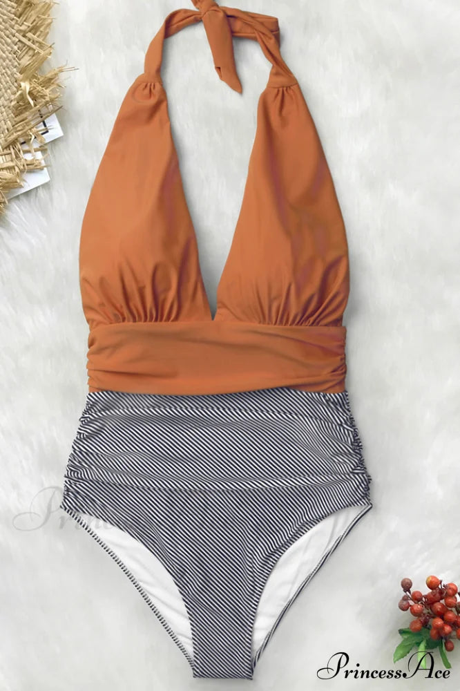 High Waist Bathing Suit S~2XL - Dress In Beauty