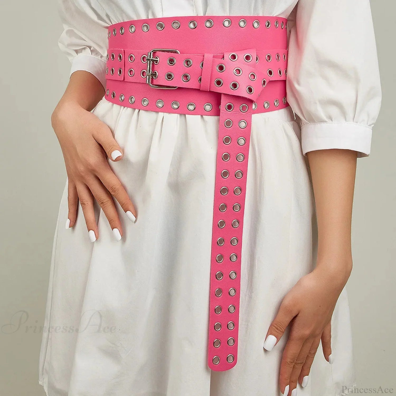 Hip Hop Gothic Punk Rivet Waistband Belt