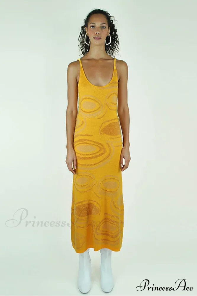 Hockney Elegant Midi Dress
