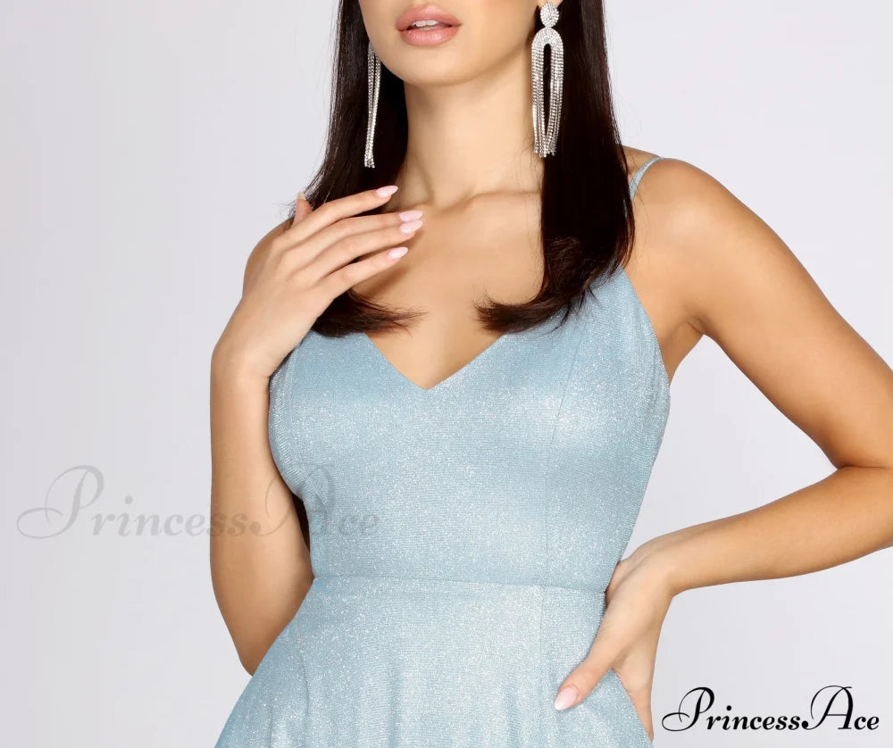 Holland Glitter Stylish A-Line Dress S.o. Long Dresses