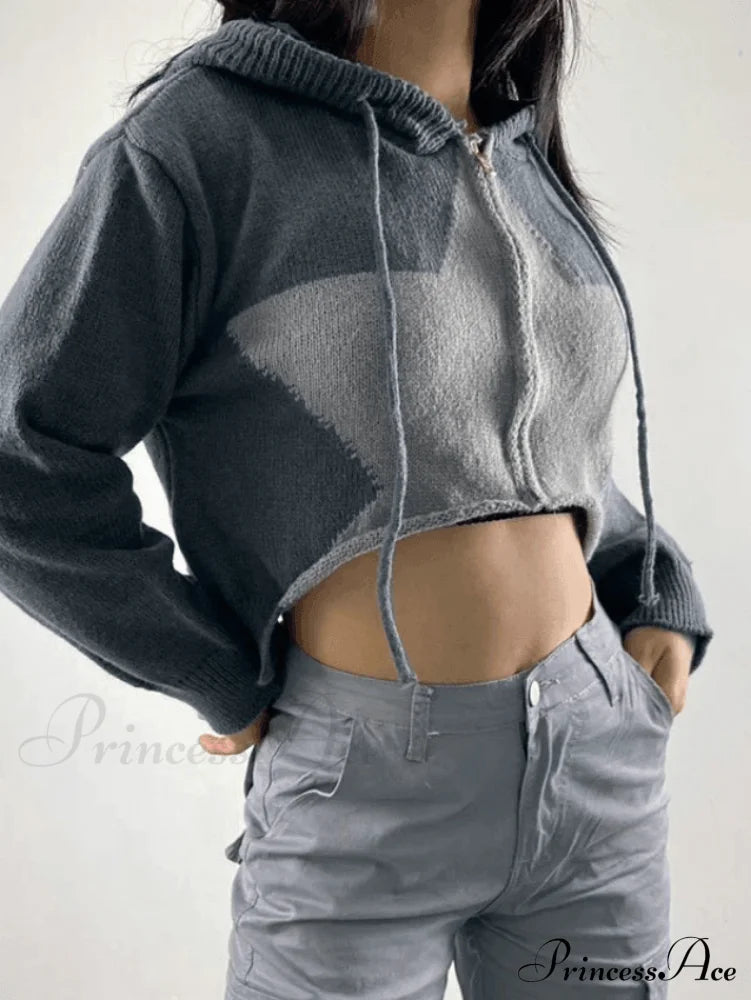 Hooded Solid Color Trendy Casual Sweatshirt Dress Sweaters