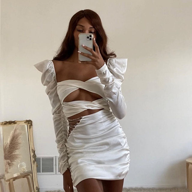 Janis Lace Stylish Up Mini Dress Dresses