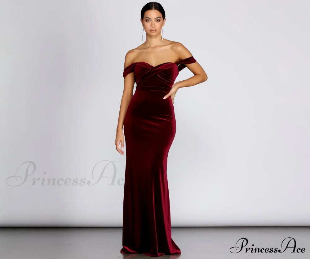 Jenisa Formal Off The Shoulder Dress - Lady Occasions