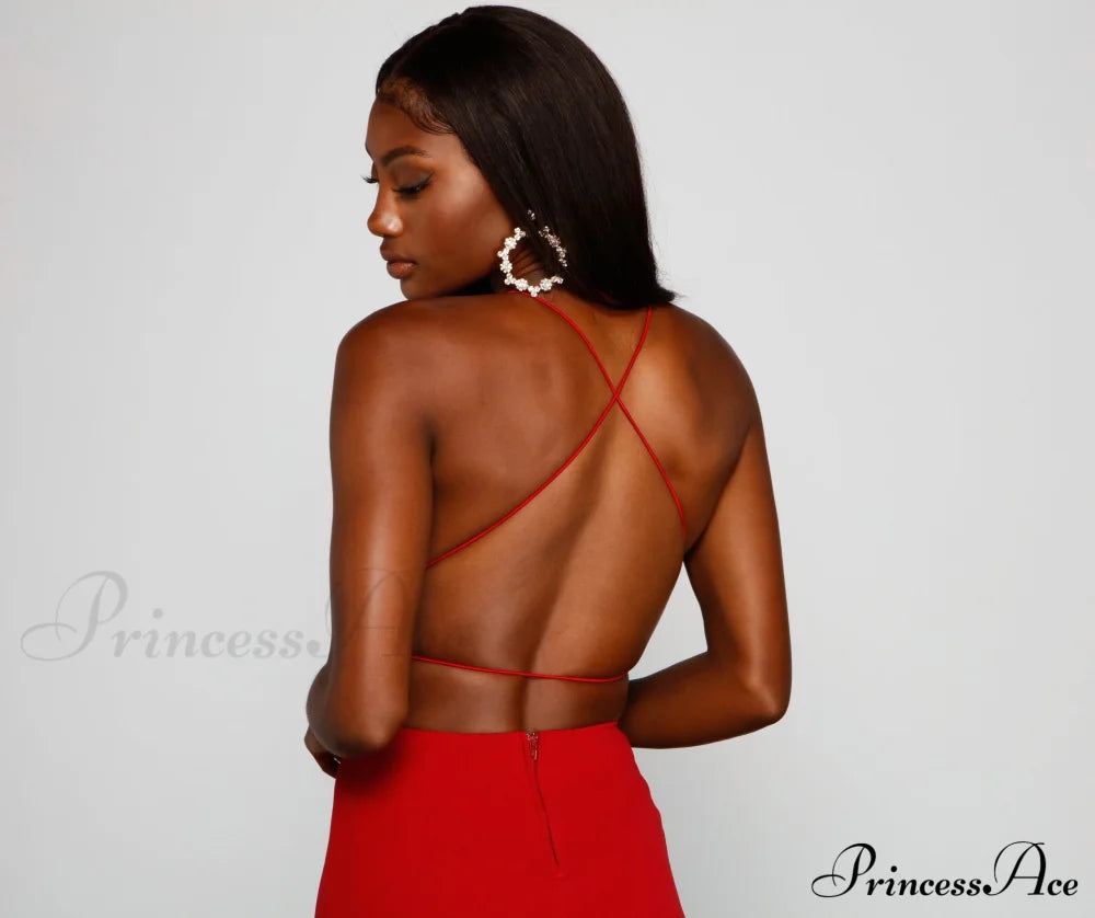 Jolie Formal High Charming Slit A-Line Dress S.o. Long Dresses