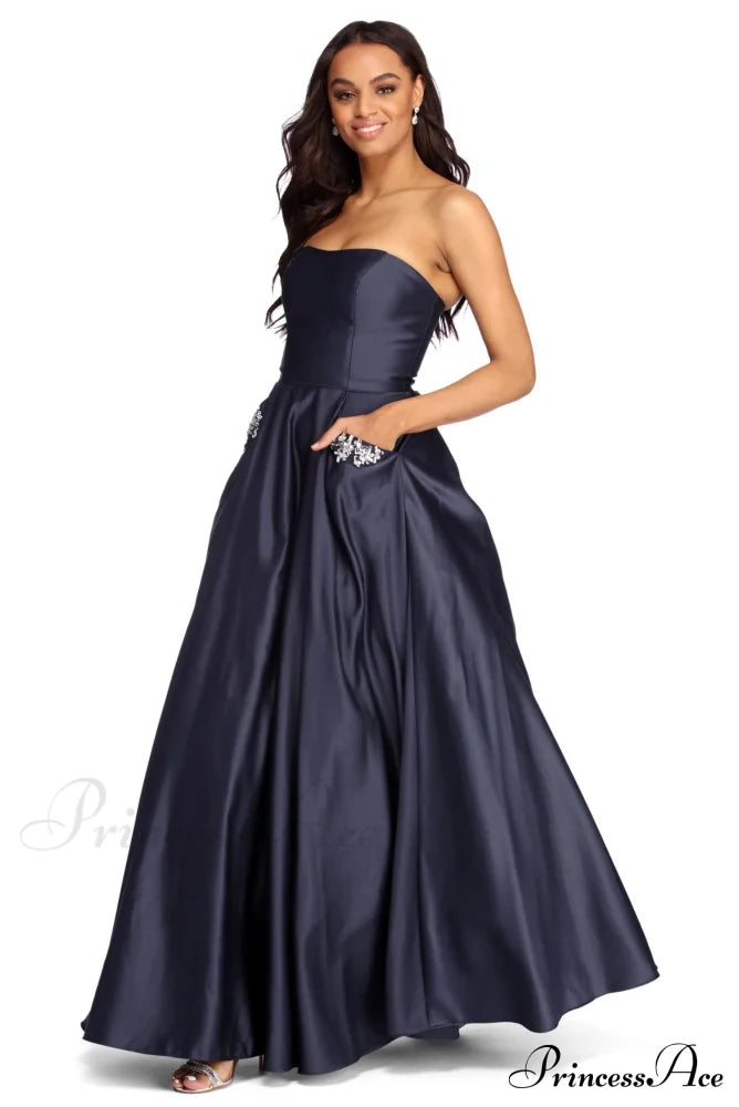 Josephine Formal Jewel Ball Gown - Lady Occasions