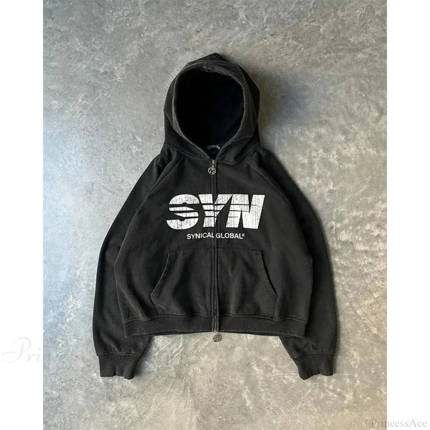 Kawaii Manga Streetwear Hoodie black 5 / S