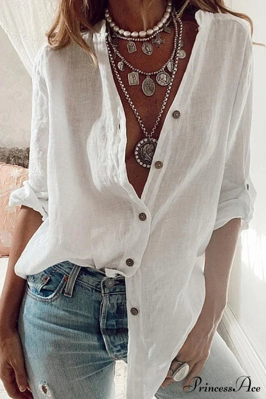 Kerin Blouse White / Eu S Tops & Blouses