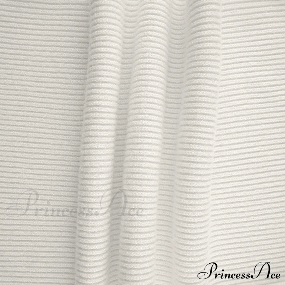 Knitted Sleeves Gown And Women Long Sweater Shoulder Off With Design