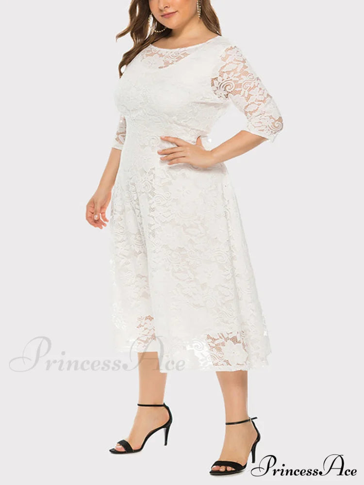 Lace Detail Graceful Bandeau Top Dresses
