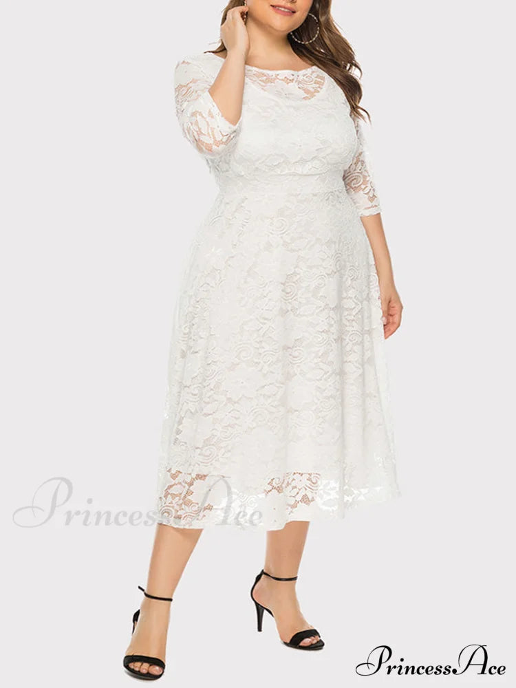 Lace Detail Graceful Bandeau Top Dresses