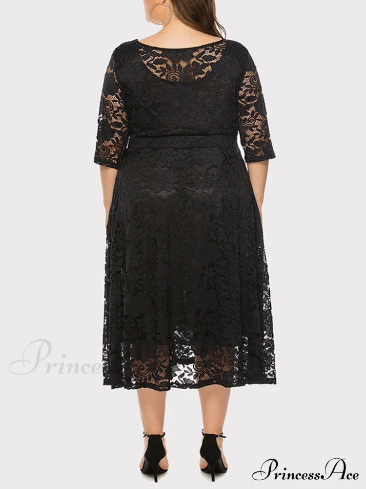 Lace Detail Graceful Bandeau Top Dresses