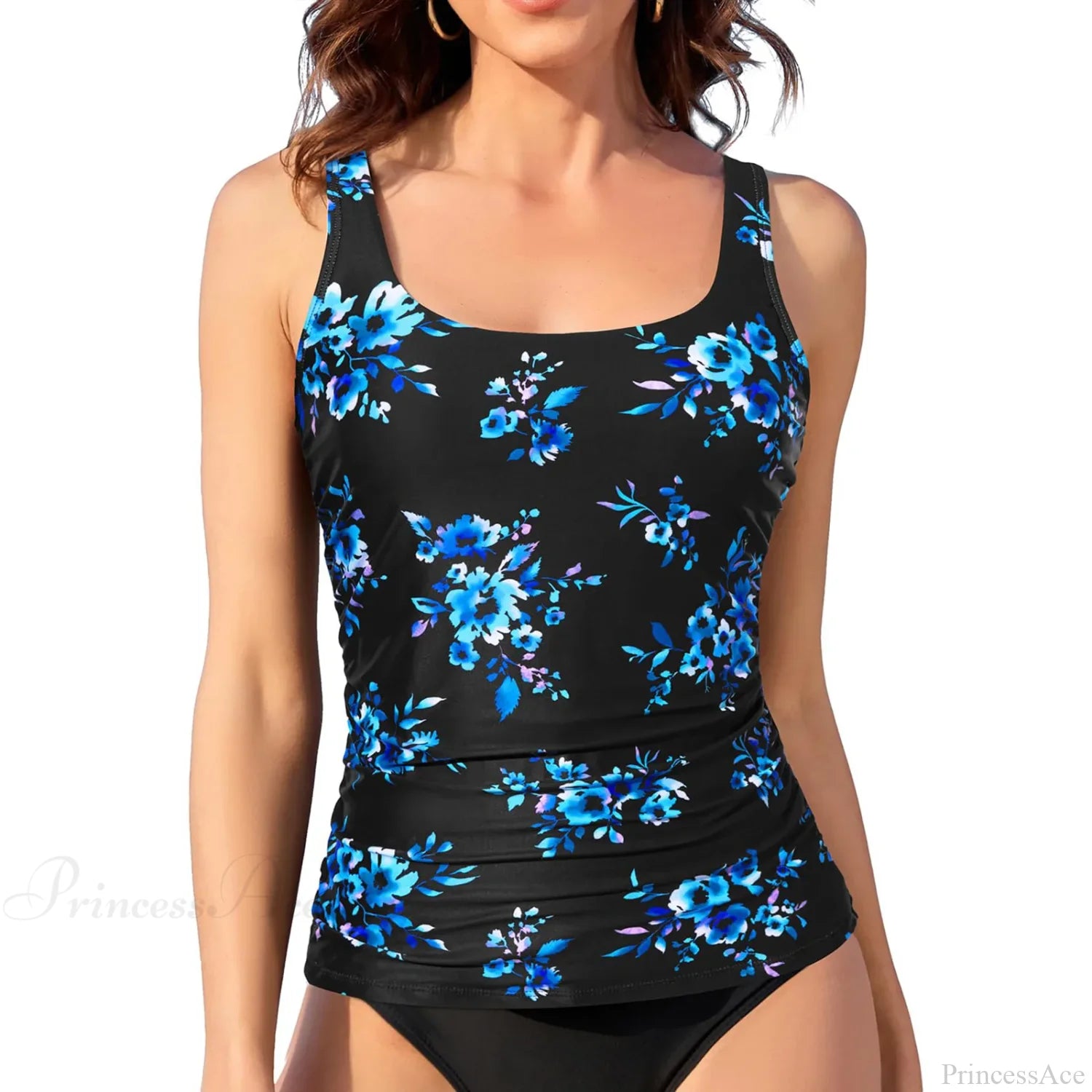 Lace Up Underwire Bikini Two Piece Set Sky Blue / S