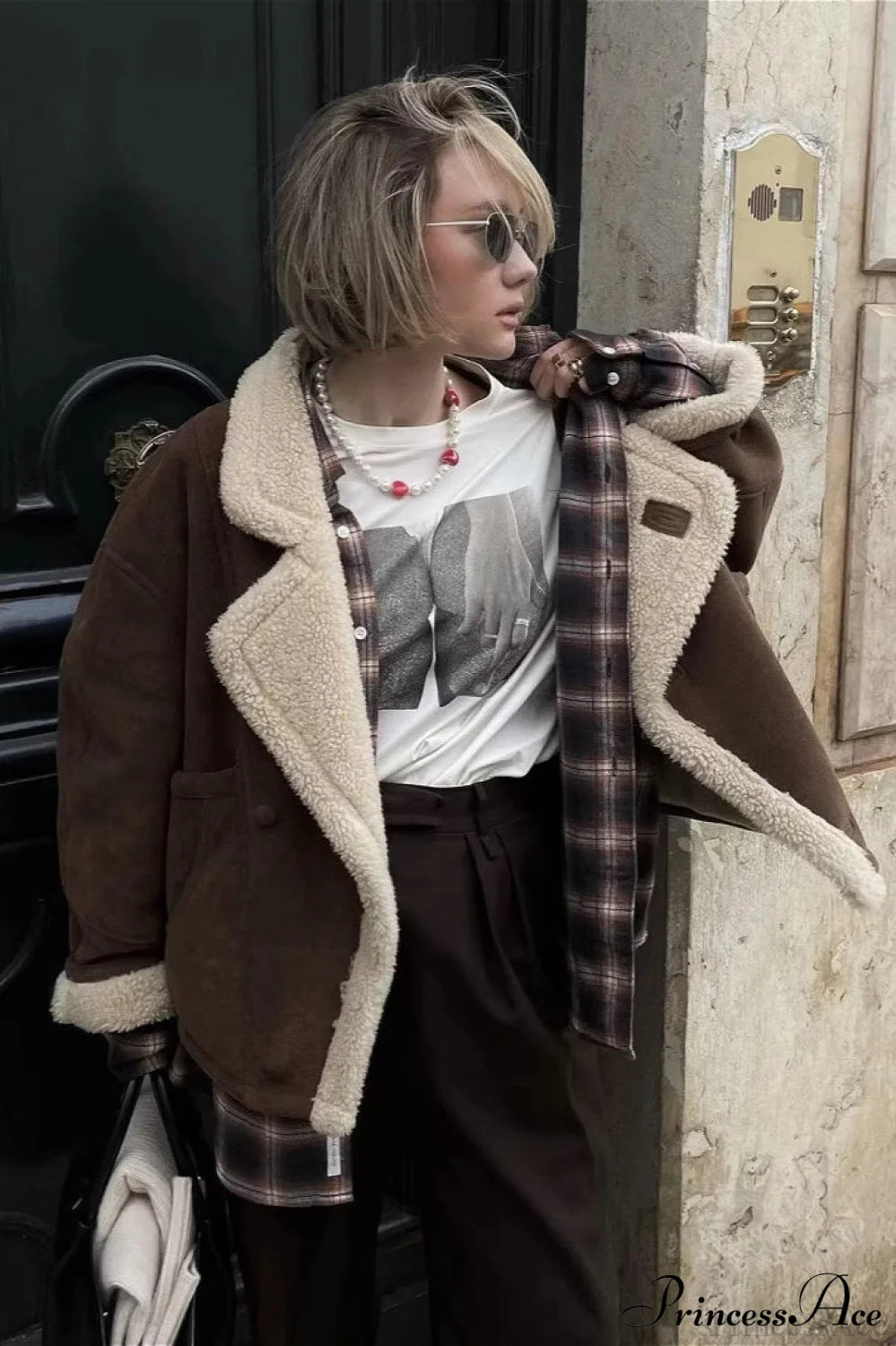 Lambswool Retro Loose Casual Coat