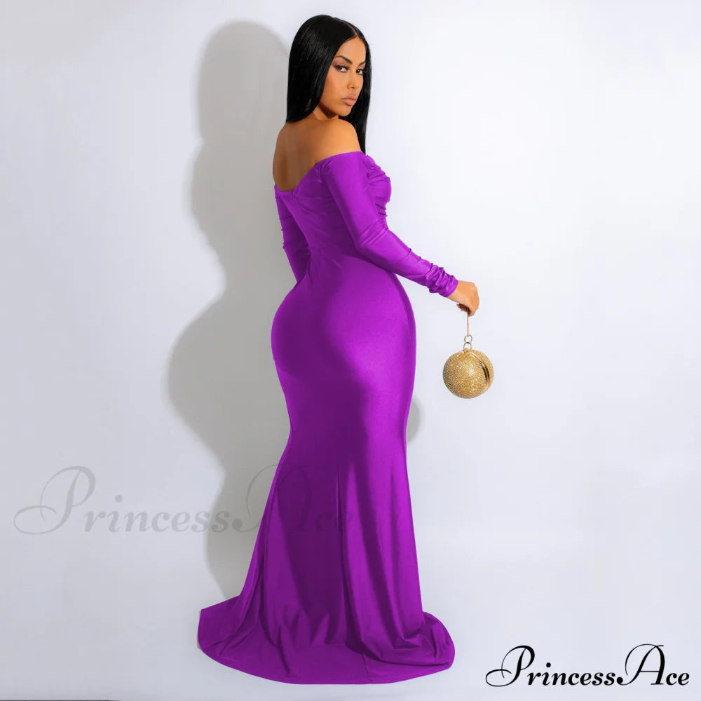 Larsa Formal Velvet Charming And Lace Mermaid Dress S.o. Long Dresses