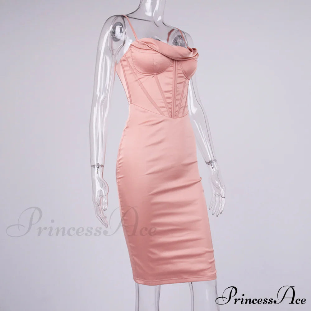 Layer Of Gown Satin Evening Club Women Celebrity Double House For - Bodycon Cb Dress