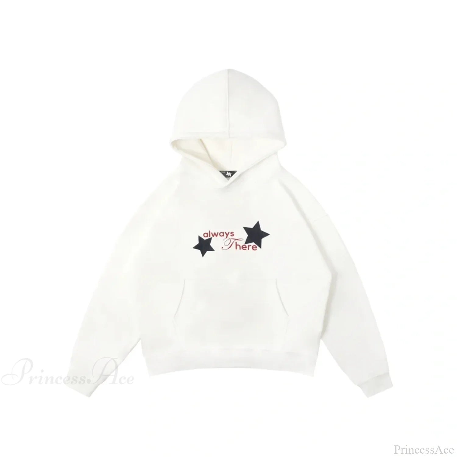 Letter Graphic Oversized Hoodie white 3 / S