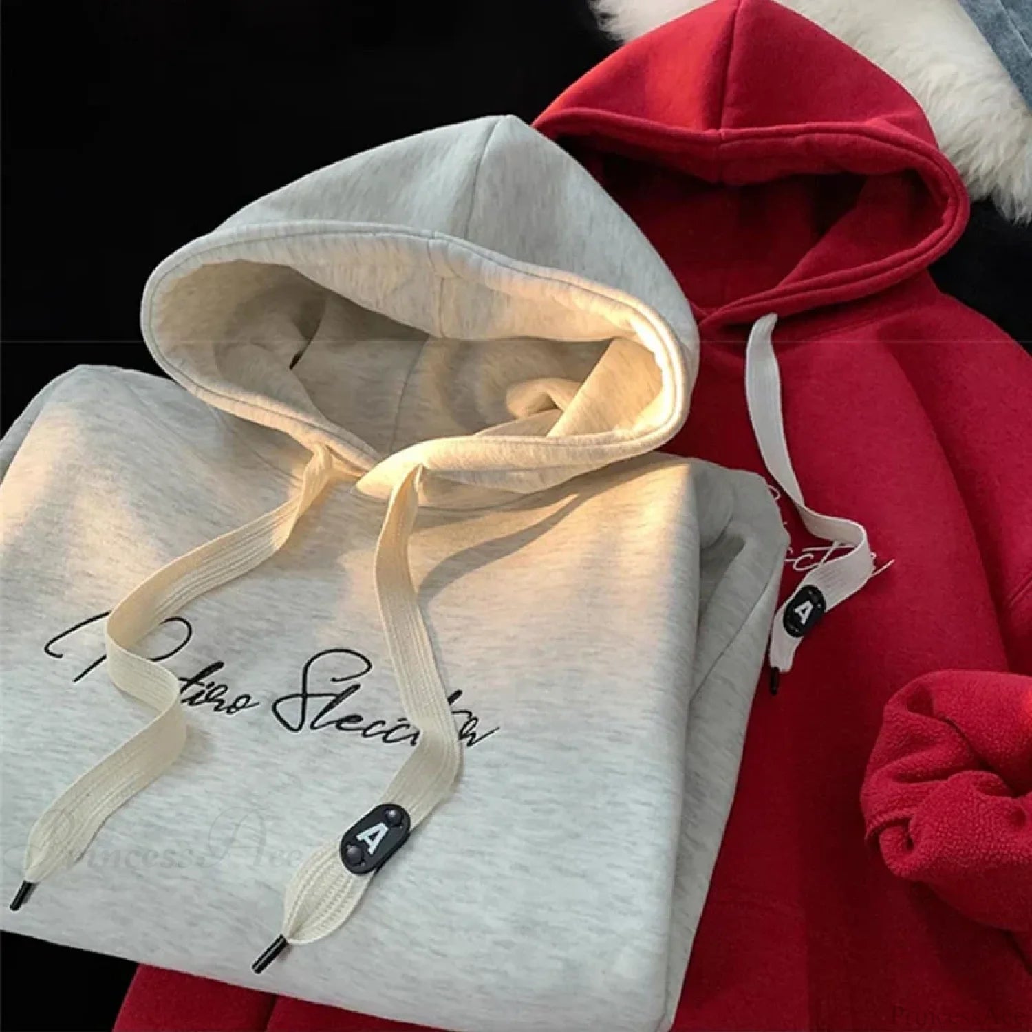 Letter Print Autumn Goth Fashion Hoodie