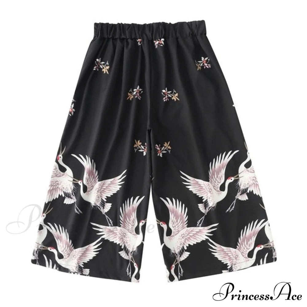 Long Warm-Season Japanese Streetwear Top Women’s Blouse Cardigan Kimono Clothes 13 / One Size