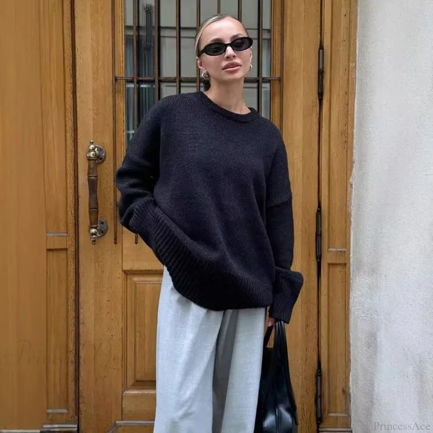 Loose O-neck Casual Streetwear Sweater