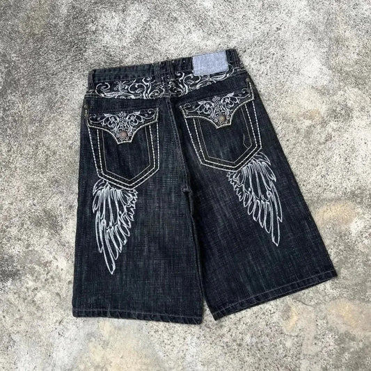 Loose Pattern Free Short green / M