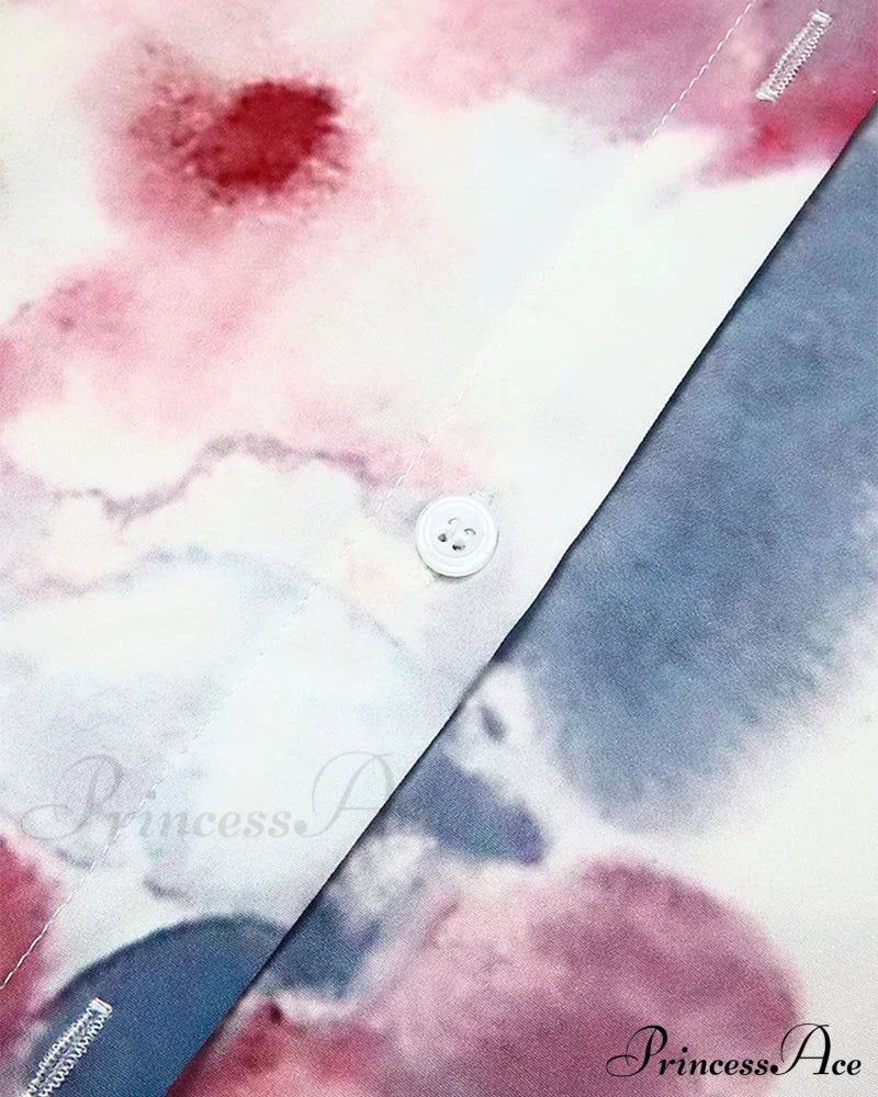 Loose Shirt Dress With Half Sleeves Casual Dresses